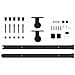 "Porta Scorrevole  con Set Hardware ""ORKDAL"" Bianca 83x211 cm, Porta Interna  con Vetro ""ORKDAL"" Bianca 83x211x4 cm" - Foto miniatura 9
