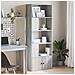 Libreria Grigio Sonoma 70x36x189 cm in Legno Multistrato - Foto miniatura 2