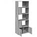 Libreria Grigio Sonoma 70x36x189 cm in Legno Multistrato - Foto miniatura 6