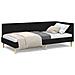 Cornice del letto ad angolo Altro con testiera Nero 90 x 200 cm - Foto miniatura 4