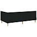 Cornice del letto ad angolo Altro con testiera Nero 90 x 200 cm - Foto miniatura 8