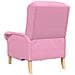 poltrona Rosa 76 x 94 x 102 cm Tessuto - Foto miniatura 6