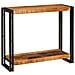 Tavolo consolle 90 x 33 x 75 cm Legno massello di mango ruvido - Foto miniatura 2