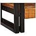 Tavolo consolle 90 x 33 x 75 cm Legno massello di mango ruvido - Foto miniatura 6