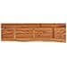 Piano Tavolo 140x40x3,8 cm Rettangolare Legno Acacia Bordi Vivi - Foto miniatura 5