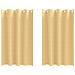 Tende con tende 2 pcs Beige 175x140cm Poliestere - Foto miniatura 1