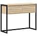 Tavolino con cassetto Sonoma 100 x 36 x 75 cm Legno multistrato - Foto miniatura 1