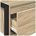 Tavolino con cassetto Sonoma 100 x 36 x 75 cm Legno multistrato - Foto miniatura 9