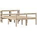 Letto per Anziani con Testiera 120x200 cm Legno Massello Pino - Foto miniatura 3
