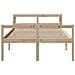 Letto per Anziani con Testiera 120x200 cm Legno Massello Pino - Foto miniatura 4