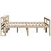 Letto per Anziani con Testiera 120x200 cm Legno Massello Pino - Foto miniatura 5
