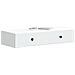 Tavolino da Parete Laterale Bianco 87,5 x 34,5 x 17 cm - Foto miniatura 2