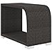 Set Divani da Giardino 8 pz con Cuscini in Polyrattan Nero - Foto miniatura 9
