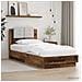 Struttura letto con testata Legno antico Legno ingegnerizzato - Foto miniatura 2