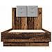 Struttura letto con testata Legno antico Legno ingegnerizzato - Foto miniatura 6