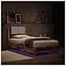 Struttura letto con testata Legno antico Legno ingegnerizzato - Foto miniatura 7
