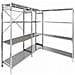 Scaffalatura in acciaio inox a ganci 80x40x200h - Foto miniatura 1