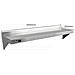 2 Mensole a Muro in Acciaio Inossidabile Inox per Cucina Commerciale Mensole a Parete per Ristoranti Catering Resistente alla Corrosione da 1400mm x 300mm - Foto miniatura 8