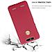 Custodia Compatibile Con Zte Blade V8 Mini In Frosty Rosso - Hard Case Coperchio Protettivo In Frosted Look Contro I Graffi E Gli Urti - Foto miniatura 7