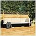 Set Divani Da Giardino 3 Pz Con Cuscini In Polyrattan Nero - Foto miniatura 1