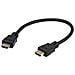 0.3m Hdmi 2.0 Cable M /m 30awg Black - Foto miniatura 2
