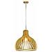 V-tac Vt-3450 Lampadario Portalampada 1mt E27 In Vero Legno Ø350mm Con Cavo In Gomma - Sku 40501 - Foto miniatura 1