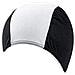 Tessile Della Cuffia Da Bagno Aspirante, Unisex, Textil-schwimmhaube, Bianco / nero, Taglia Unica - Foto miniatura 1