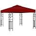 Gazebo 3x3 M Rosso Vino - Foto miniatura 1