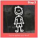 (set Di 10) Family Car Stickers Bundle - Foto miniatura 2