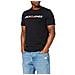 Jjecorp Logo Jack Jones Uomo Tee Ss Girocollo Noos T-shirt Nero (black Dettaglio Slim Fit) X-small - Foto miniatura 1