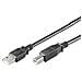 0.25m USB 2.0 A / B, 2.0, USB A, USB B, 1 pezzi - Foto miniatura 1