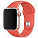 Bracciale Per Apple Watch 42mm / 44mm / 45mm / 49mm Sport In Silicone, Corallo - Foto miniatura 1