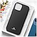 Cover Iphone 13 Silicone Effetto Brillante Pearl Jelly Mercury Nera - Foto miniatura 2