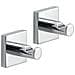2 Appendiabiti Da Muro In Acciaio Inox Aisi 304 E Cromall Fj27 Gedy Serie Fuji Cromato - Foto miniatura 3