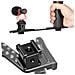 Adattatore Hot Shoe Per Fotocamera Con Base Hot Shoe A Tre Teste Black - Foto miniatura 2