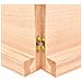 Ripiano a Parete 140x60x (2-6) cm Massello Rovere Non Trattato - Foto miniatura 8