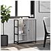 Credenza Grigio Sonoma 70x30x80 Cm In Legno Multistrato - Foto miniatura 1