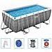Set Piscina Rettangolare Power Steel 412x201x122 Cm - Foto miniatura 1