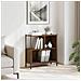 Libreria Rovere Marrone 72x28x77,5 Cm In Legno Multistrato - Foto miniatura 3