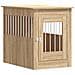Gabbia Cani Da Arredamento Rovere Sonoma 55x80x68cm Multistrato - Foto miniatura 1