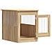 Gabbia Cani Da Arredamento Rovere Sonoma 55x80x68cm Multistrato - Foto miniatura 5