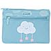 Astuccio Scuola Nube Nuvole Azzurro 23 X 16 X 3 Cm - Foto miniatura 1