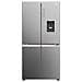 Frigorifero 4 Porte HCW58F18EWMP Cube 83 Serie 5 Total No Frost Classe E Capacità Netta 507 Litri Colore Platino Inox - Foto miniatura 1