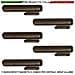 Sensori Magnetici 5 Pezzi Wireless Con Sensore Sismico 2 Ingressi X Rilevatori Esterni Sensibilità Regolabile Anche Tr - Foto miniatura 1