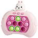 Giochino Popit Per Bambini Modalità Interattive Design Coniglietto, Rosa - Foto miniatura 2