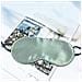 Maschera Per Gli Occhi In Seta Di Gelso 22 Momme Green - Foto miniatura 3