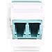 DMFKSLCLCCOUPLER adattatore di fibra ottica LC 1 pz Bianco - Foto miniatura 4
