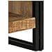 Tavolino 70x50x38 cm in Legno Massello di Mango Grezzo - Foto miniatura 4