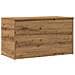 Cassapanca Rovere Artigianale 84x42x46 Cm Legno Ingegnerizzato - Foto miniatura 2