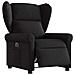 Poltrona Elettrica Reclinabile Nera In Tessuto - Foto miniatura 1